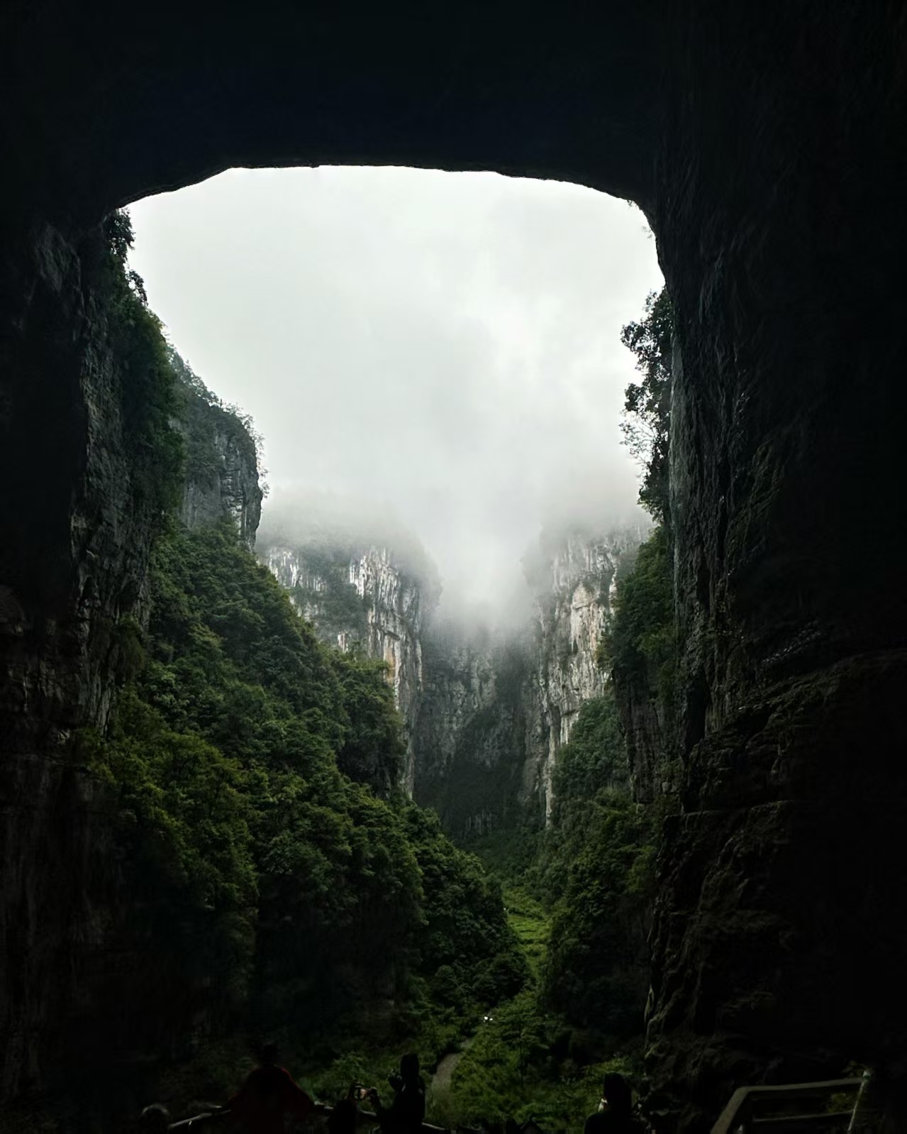 The Tiankeng Three Bridges